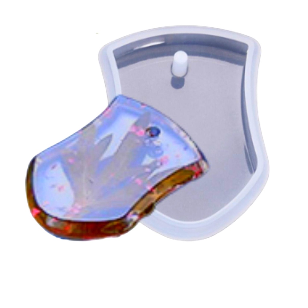Molde De Silicone Formato Tag Pequena Modelo 2