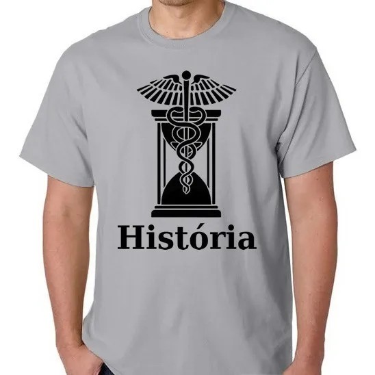 Camiseta Camisa Blusa Unissex Faculdade História Curso