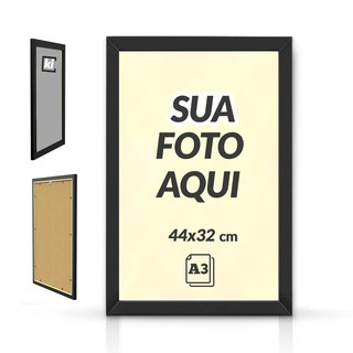 Quadro Decorativo Personalizado 32x44cm com sua Arte Imagem