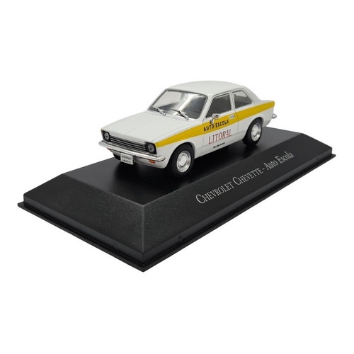 Miniatura Chevrolet Chevette Auto Escola Metal 1:43