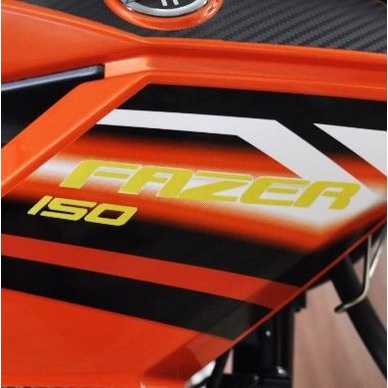 Adesivo Tuning Faixa Refletivo Moto Yamaha Fazer 150 2014
