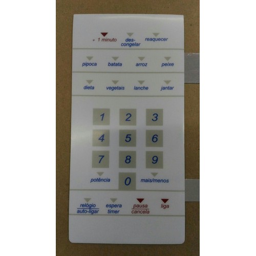 Membrana Teclado  Forno Microondas Samsung Mw8700 mw 8700