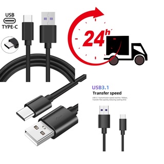 Kit com 2 Cabo Carregador Turbo Rápido Original Micro Usb Tipo C Cabo de Dados 1 Metro Compativel Galaxy A20 A30 A10 A50