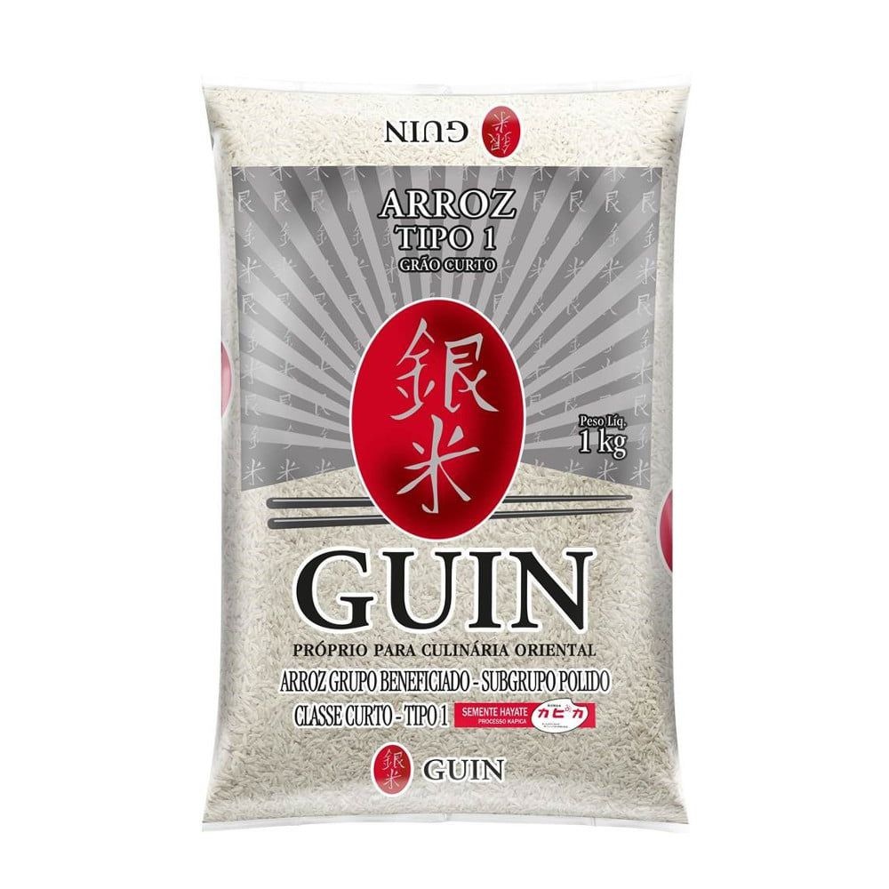 Arroz Japonês Grão Curto 1Kg Guin
