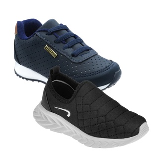 Kit 2 Pares Tenis Infantil Masculino Tênis Sapatenis Menino