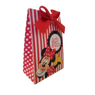 Caixinha surpresa Minnie Vermelha Personalizada 10 UNIDADES em Oferta na Shopee