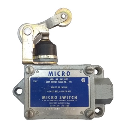 01 Chave Fim De Curso Micro Switch Honeywell Mod. Baf1-2rn2