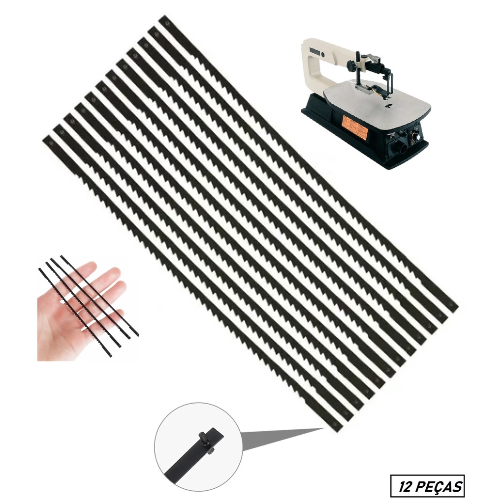 Lâmina De Serra Para Tico-tico Bancada Makita 12 Unidades em Oferta na Shopee