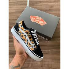 vans amarelo de girassol