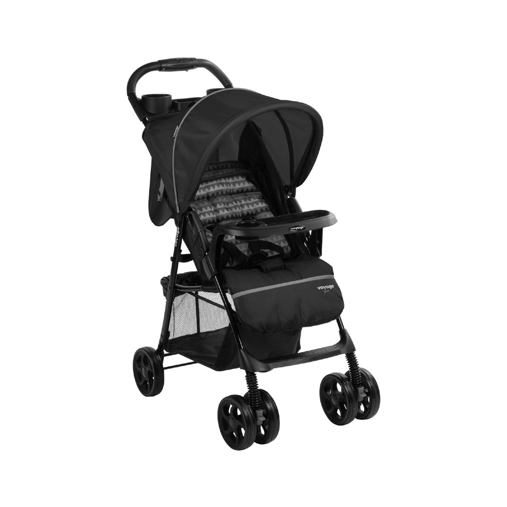 Carrinho De Passeio Para Bebê Spot (Até 15kg) Preto - Voyage