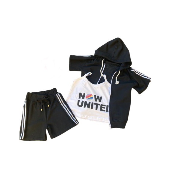 Grupo Pop Now United Trio Casaco + Blusa + Short pop Banda