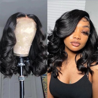 body wave lace front wig styles