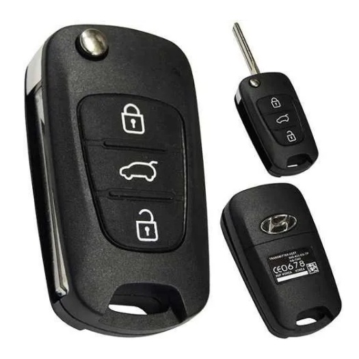 Chave Canivete Kia Cerato 2010 2011 2012 2013 2014 3 Botões em Oferta na Shopee