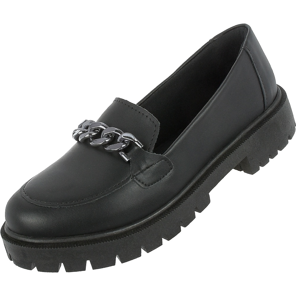 Sapato Mocassim Tratorado Feminino Oxford Loafer Plataforma Blogueira Moda Tendencia Salto em Oferta na Shopee