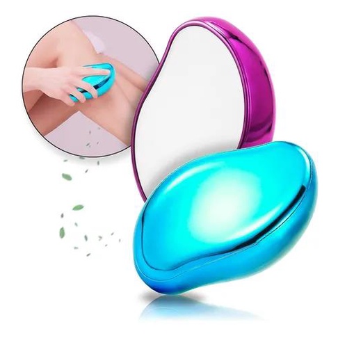 Depilador de Cristal Indolor Portátil Reutilizavel em Oferta na Shopee