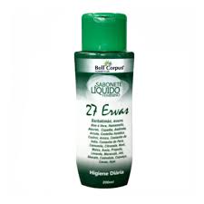 Sabonete Intimo Feminino 27 Ervas 200ml - bell corpus - Bell Corpus Cosméticos - Aroeira