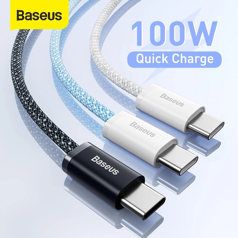 Baseus 100W PD USB-C To Type-C Cable Compatible  For Macbook Pro iPad Phone