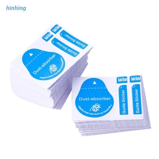 HIN 200x Screen Dust Absorber LCD Guide Protector Sticker Fr Cellphone Tablet