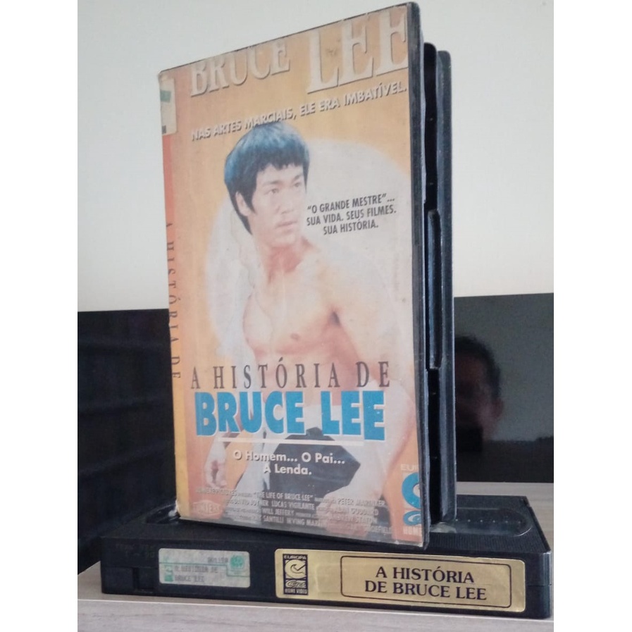 VHS A História de Bruce Lee/Bruce Lee documentário/legendado/raro
