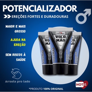 Gel Volumão Engrossa, incha, aumenta 100% Original - Excitante Masculino Estimulante e Retardante volumao Sex Shop
