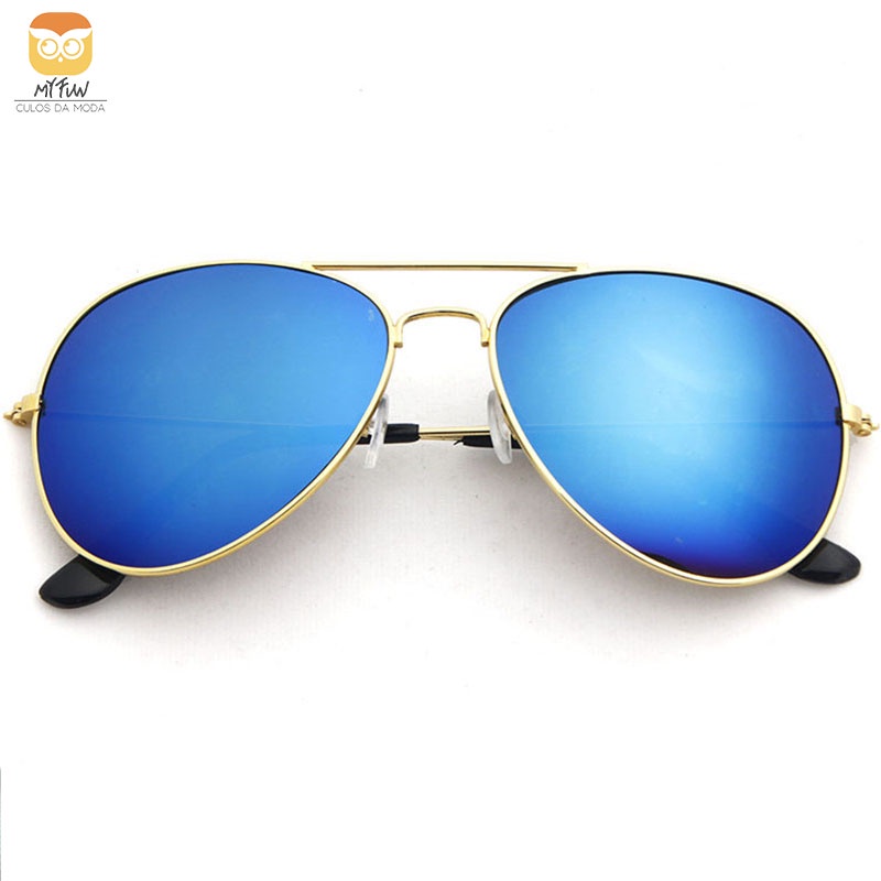 Óculos De Sol Aviador Feminino Masculino Proteção Uv 400 Shopee Brasil 