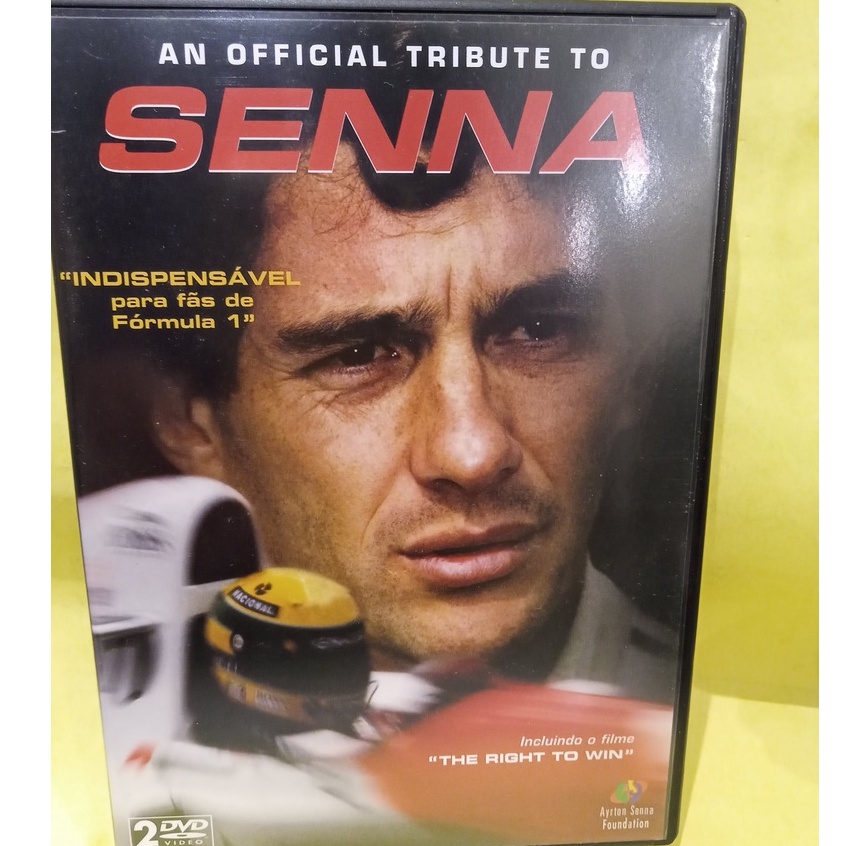 An official tribute to Senna - dvd duplo