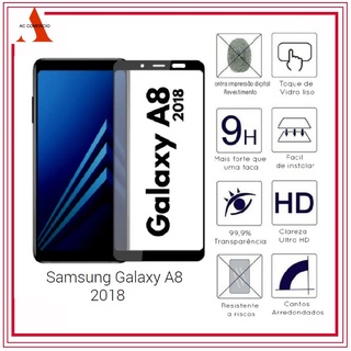 Pelicula Samsung Galaxy A8 2018 Vidro Temperado Frontal 3D