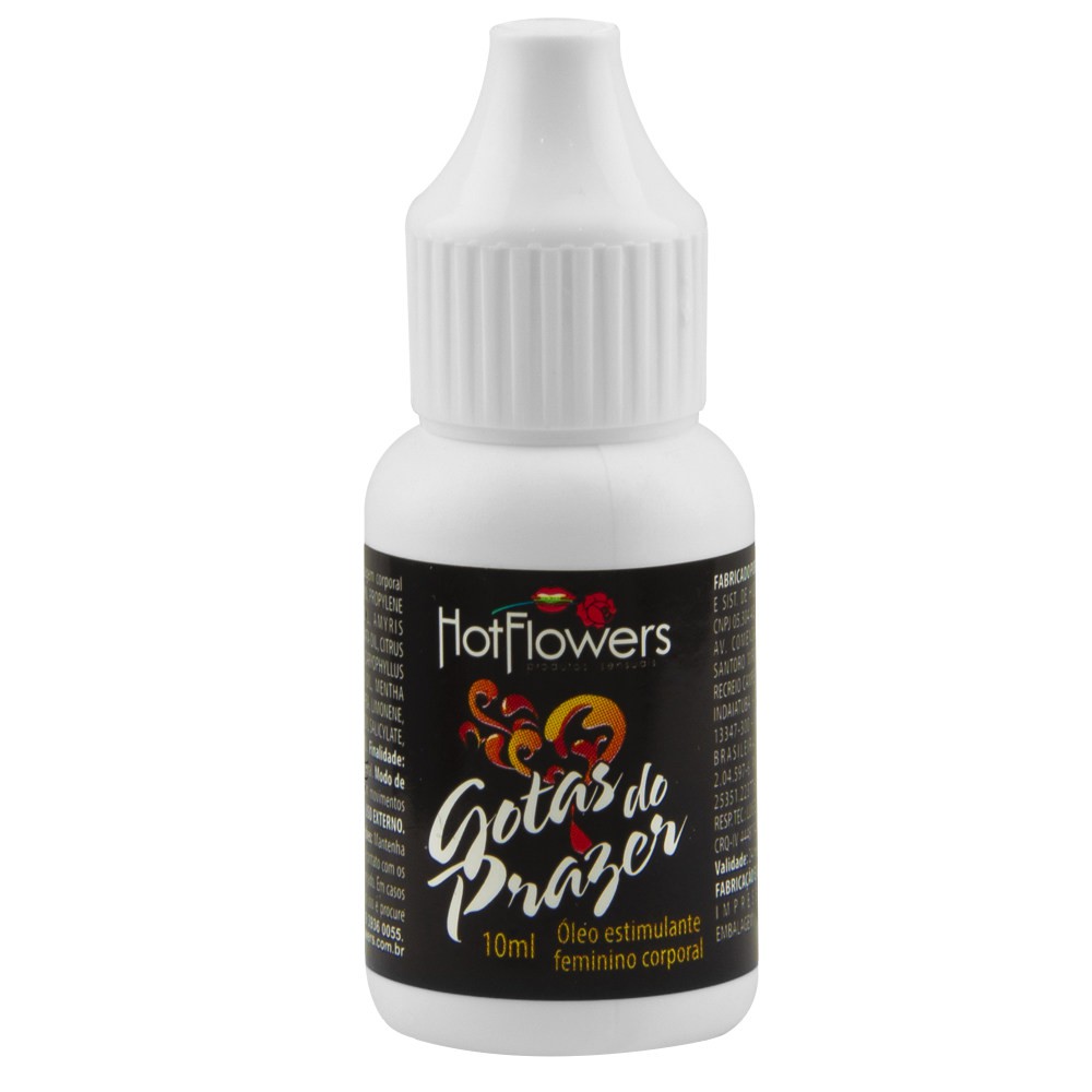 Gotas Do Prazer Líquido 10ml Hot Flowers