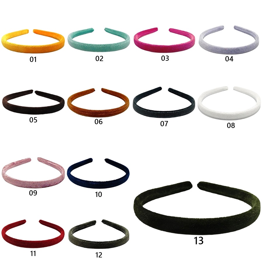 KIT 02 TIARA ARCO ARQUINHO ENCAPADA VELUDO LISA 10MM/1CM em Oferta na Shopee