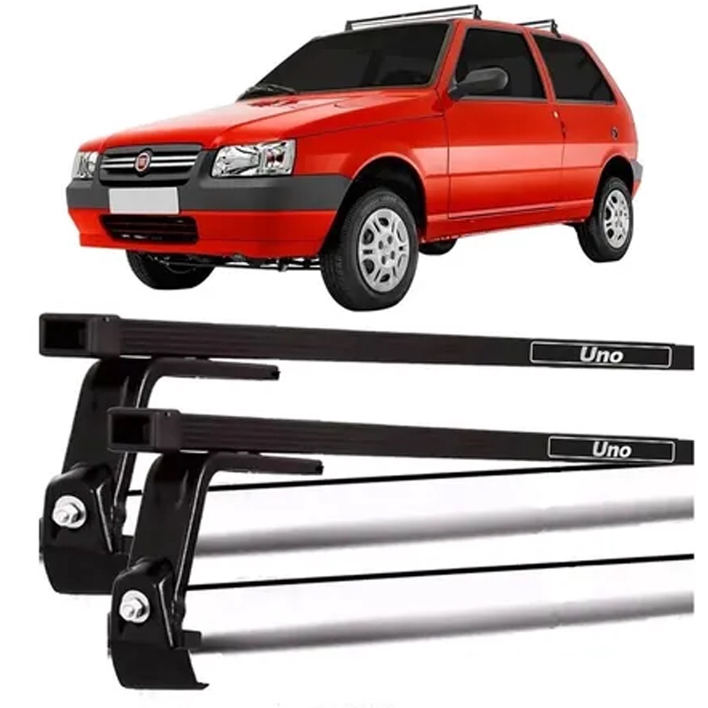 Rack De Teto Bagageiro Fiat Uno 2 Portas 1992 A 1998 2000 2001 2002 2003 2004 2005 2006 2007 2008 2009 2010 2011 2012 PROMOÇÃO
