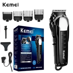 Kemei 2608 Homens Trimmer Clipper Cabelo Profissional Sem Fio Recarregável Elétrico Poderoso Desboeador Máquina De Corte Do Cortador
