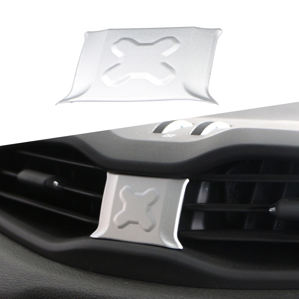 ABS Cromado Centro De Carro Ar Condicionado Saída De Ventilação Cobertura De Adesivo Para Jeep Renegade 2014-2021 Acessórios
