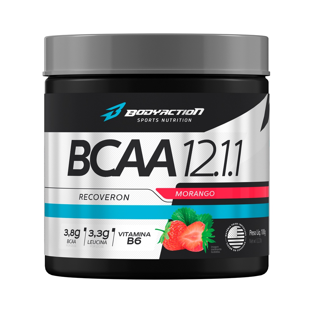 Detalhes do Bcaa 12:1:1 Recoveron 100g - Bodyaction
