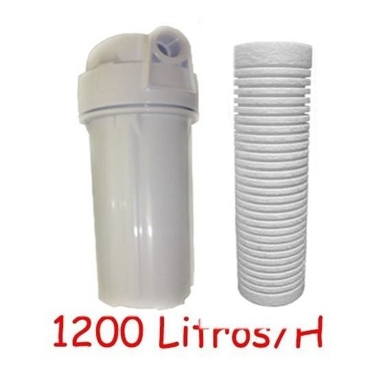Filtro De Água Entrada Caixa Dágua Com Refil em Oferta na Shopee