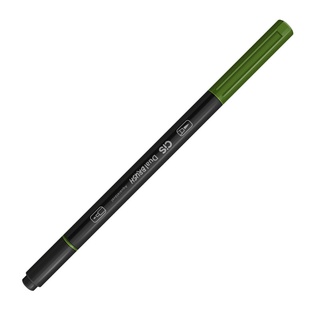 Caneta Pincel dual Brush Aquarelável (08) Verde Oliva Cis