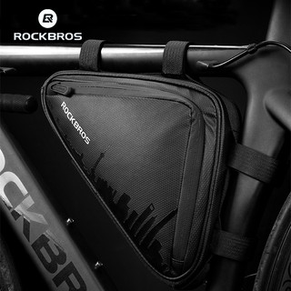 ROCKBROS Saco De Bicicleta Triângulo Com Moldura Frontal Sacos Triângulos Tubo Ultraleve Pequeno Pacote Ferramenta De Reparo Bolsa Ciclismo Ao Ar Livre Acessório Esportivo