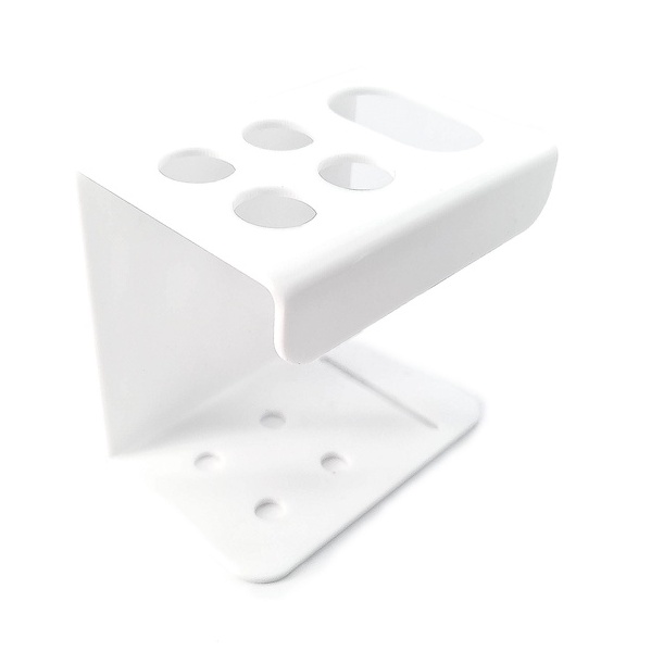 Suporte Porta Escova De Dentes E Creme Dental Ate 4 Escovas  - Suporte acrílico para banheiro  de parede ou de mesa