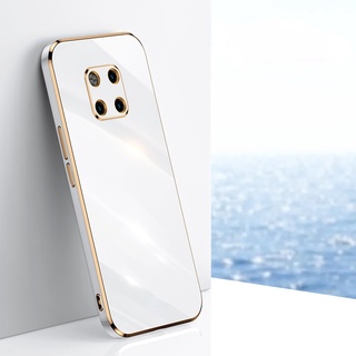 Capa De Celular Flexível De TPU Com Revestimento Quadrado Anti-Impacto Para Huawei Mate 20X/20 Pro