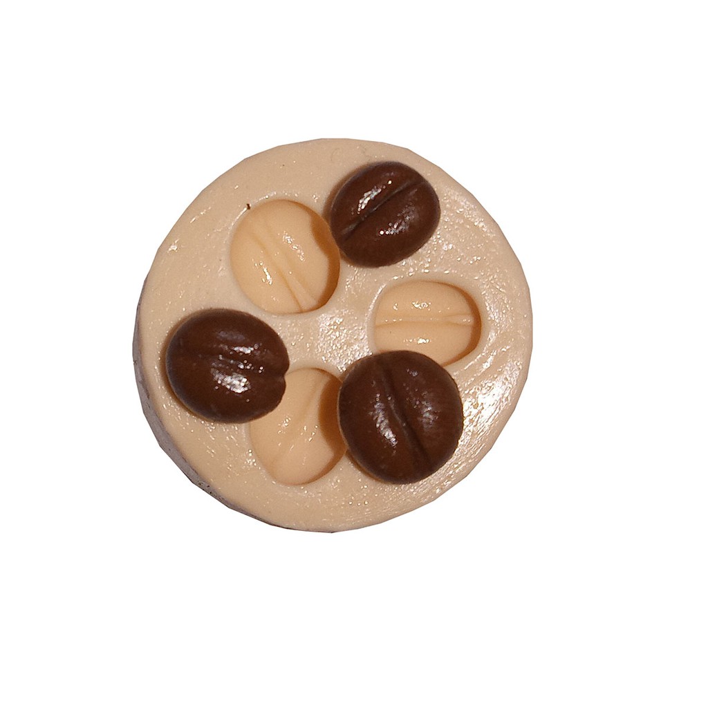 Molde de Silicone Grãos de café - Biscuit, Resina, Pastas e etc... (K 88) em Oferta na Shopee