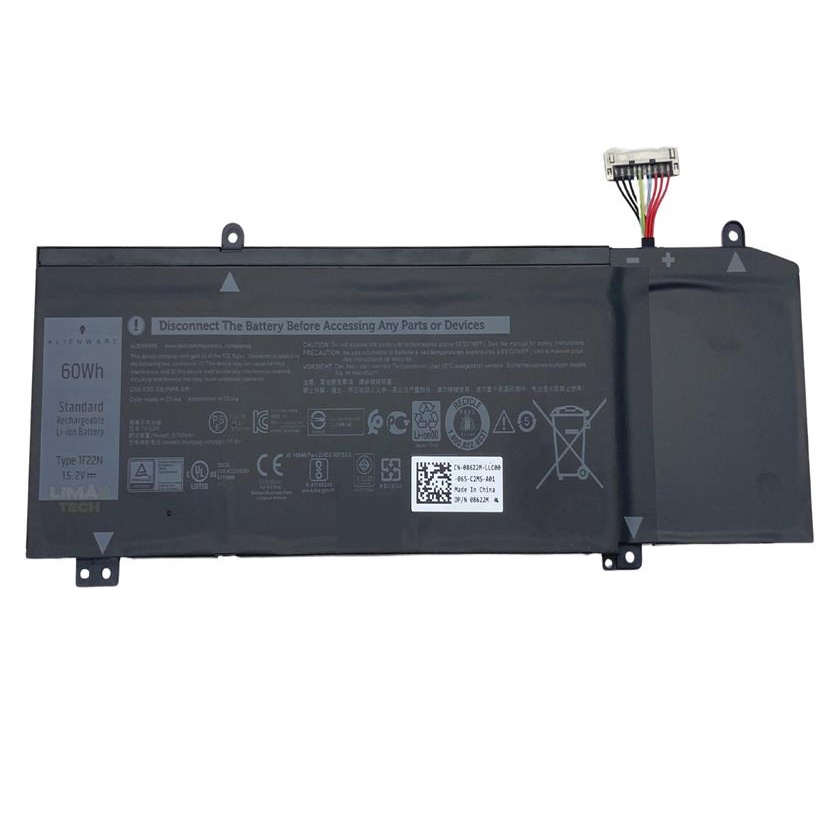 Bateria Dell Gamer Alienware m15 P79F001 Type 1F22N Shopee Brasil