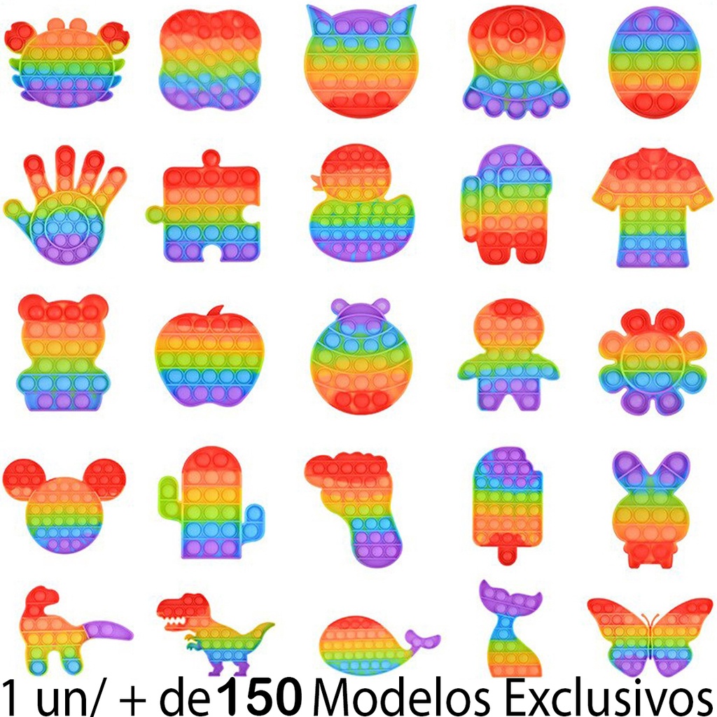 Pop It Poppet Popit Fidget Toy Push Bubble Alivio Do Estresse Para Crianças Pop it Tiktok Mpfestaecia