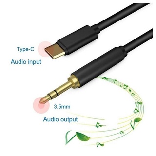 Adaptador de áudio Cable Type-C Male To 3.5mm Aux Mobile Phones Converter Connector