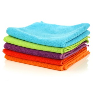 5 Pano Microfibra 30x30 cm não solta fiapos anti riscos 100 % microfibra. em Oferta na Shopee