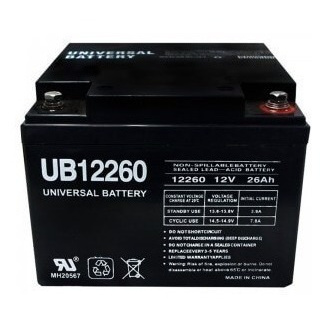 Bateria Selada 12v 26ah Energy 3 Anos Ep12-26 Jetski Nobreak
