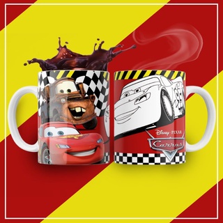 caneca personalizada infantil carros em polímero