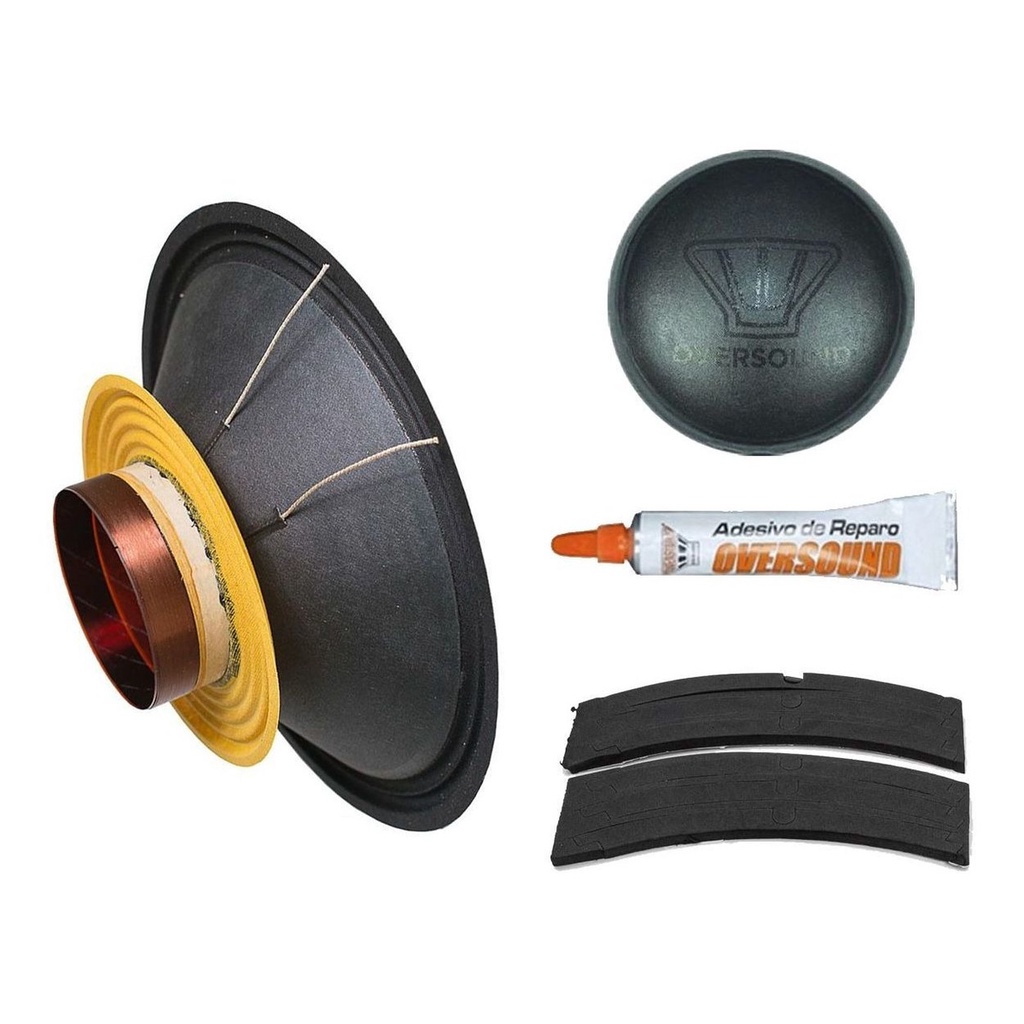 Kit Reparo Alto Falante Oversound Mg Ohms Shopee Brasil