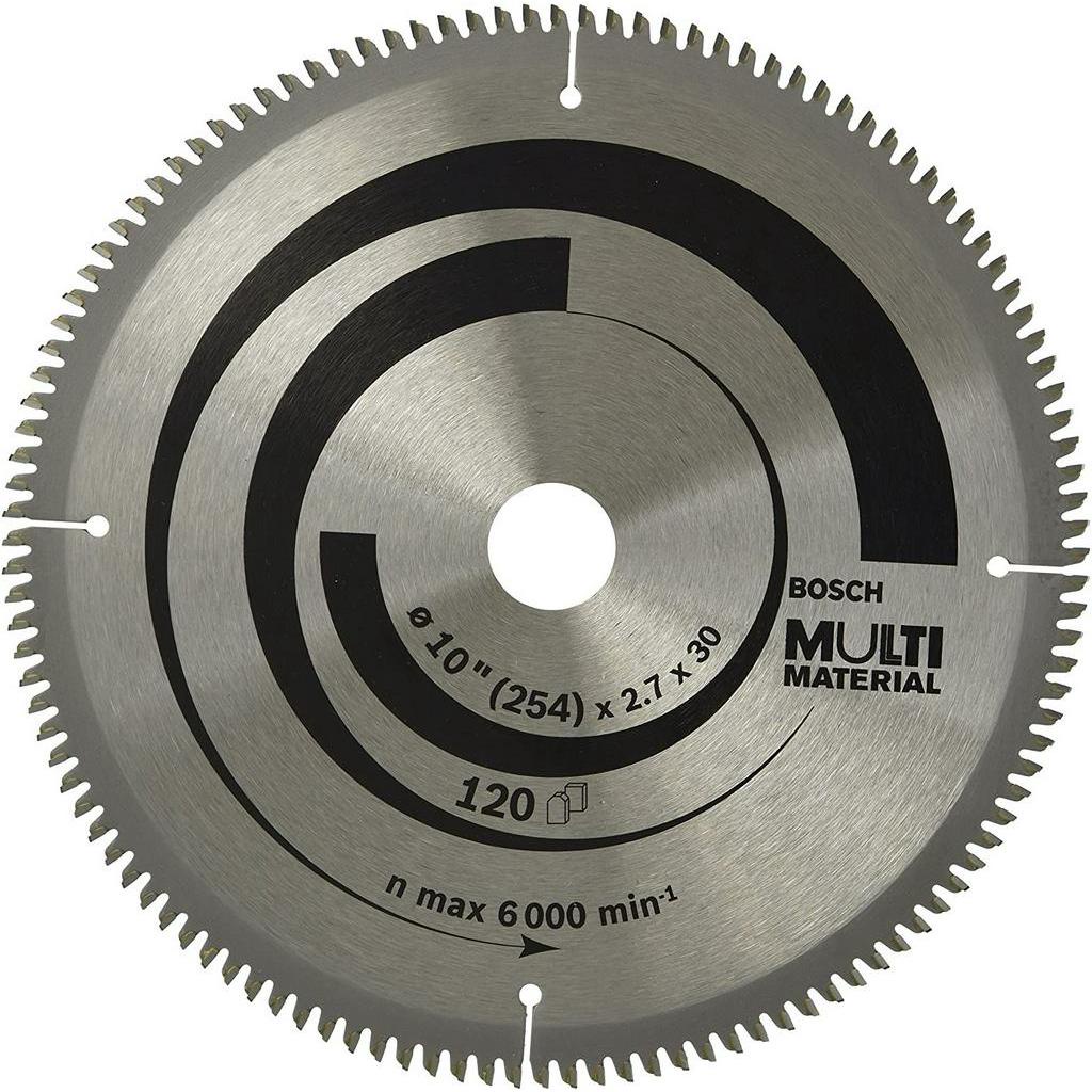 Disco de Serra 254mm MultiMaterial Bosch 120 Dentes de Widea PRO - 10" - Home & Living
