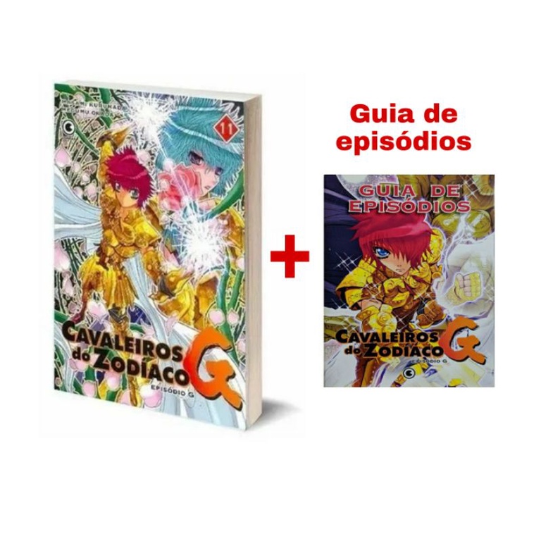 Mangá cavaleiros do zodíaco G volume 11 com guia de episódios