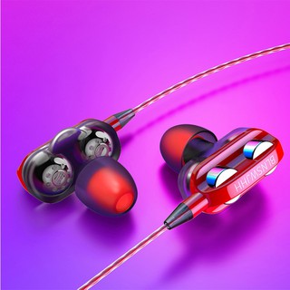 Fone De Ouvido 6d Estéreo Hifi Com Fio 3.5mm Com Microfone