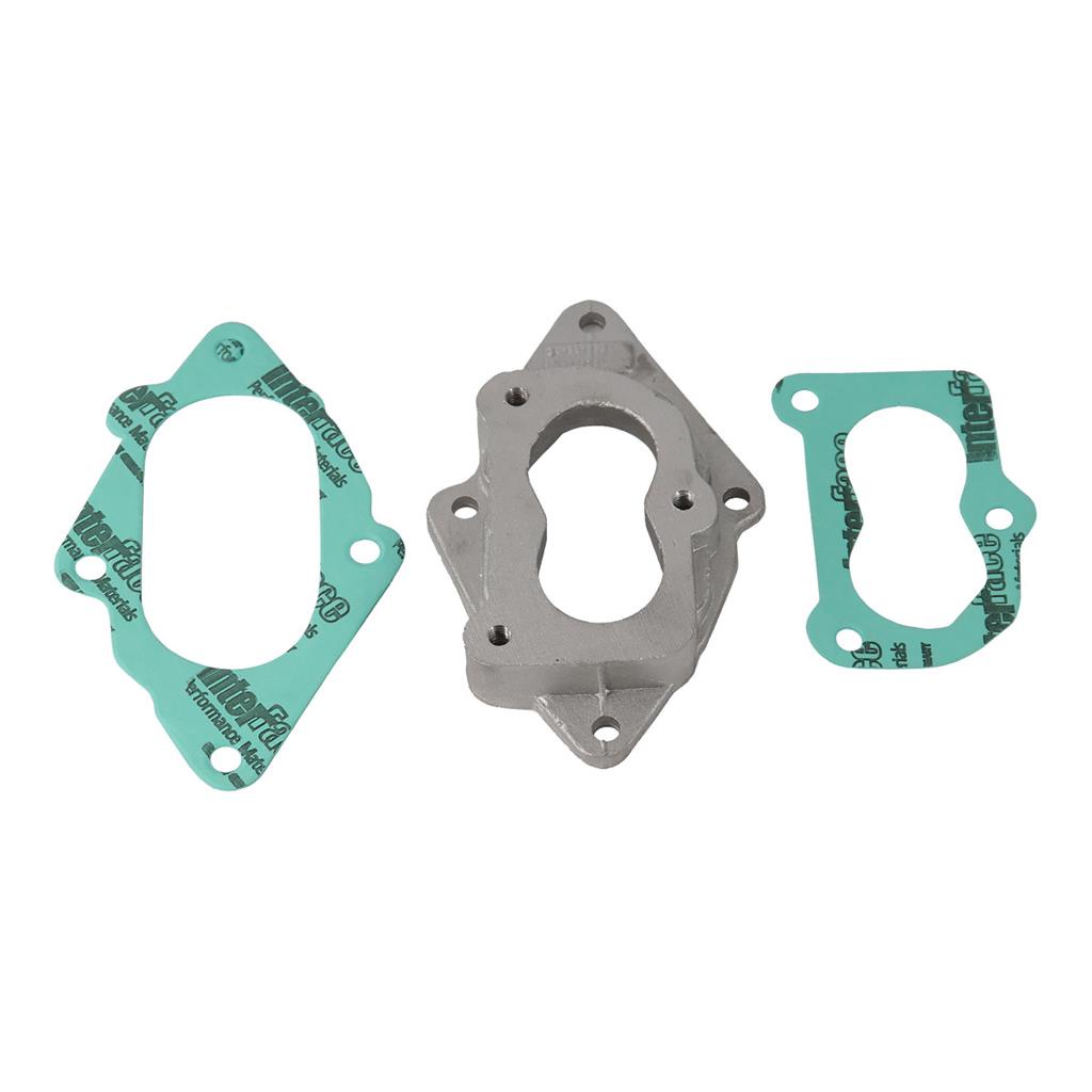 Flange Intermediaria Carburador 2e P/ Ipanema Gol Parati Saveiro Voyage Santana Versailles Royale Monza Kadett